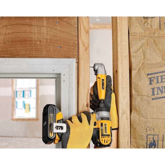DEWALT IMPACT READY Right Angle Drill Attachment, 1/4 in. Hex, DWARA100