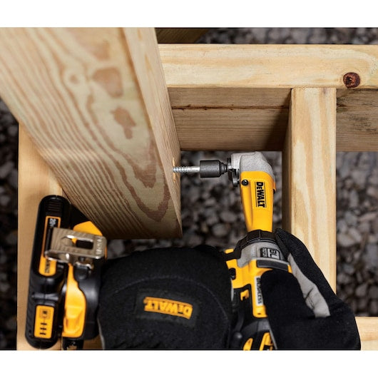 DEWALT DWARA100 Right Angle Attachment, 1/4 in. Hex, Impact Ready