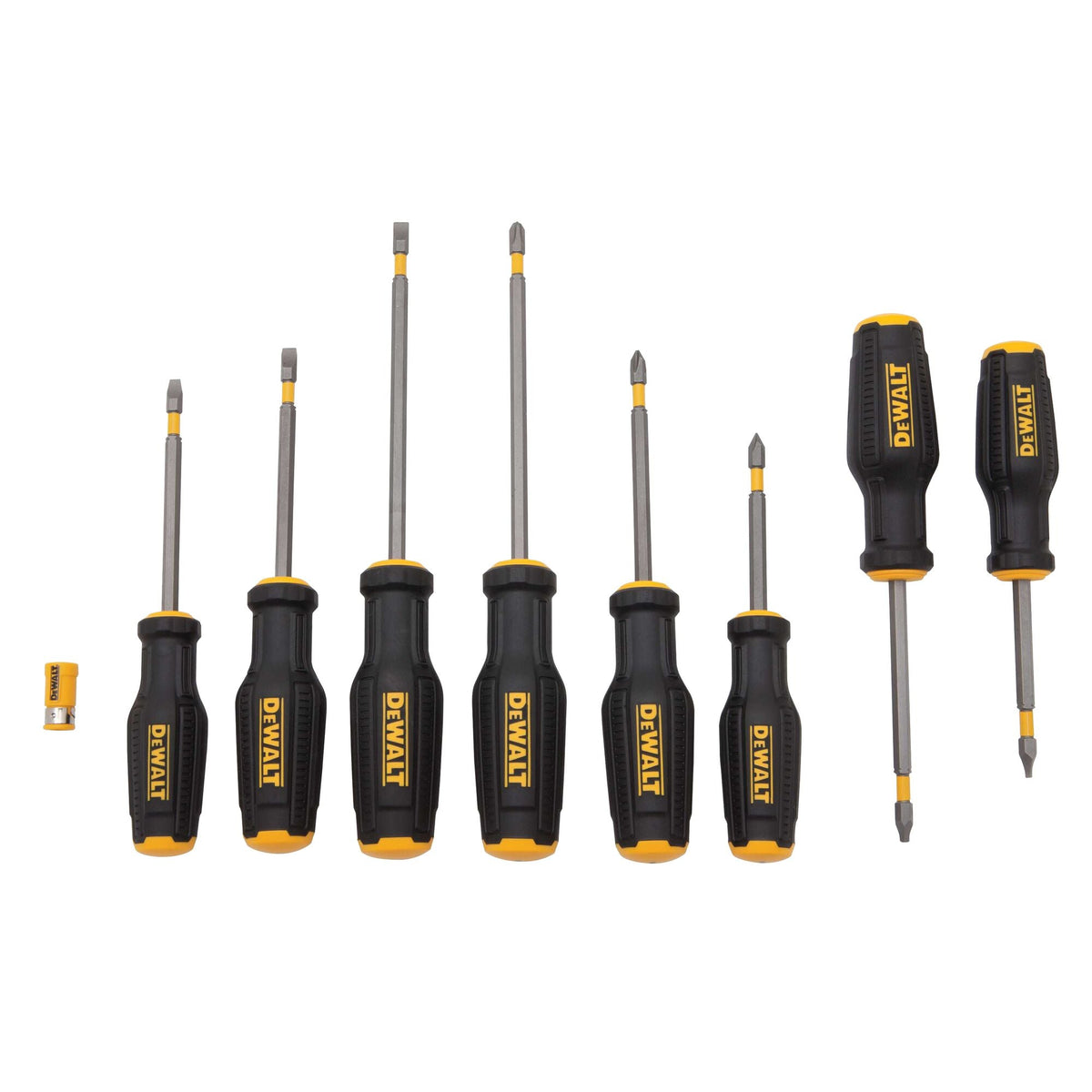 DEWALT MAX FIT Screwdriver Set, Combination, 8-Piece (DWHT62058)