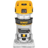 DEWALT 7 Amp Corded 1-1/4 HP Max Torque Variable Speed Compact Router with LEDs
