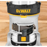 DEWALT 7 Amp Corded 1-1/4 HP Max Torque Variable Speed Compact Router with LEDs