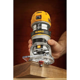 DEWALT 7 Amp Corded 1-1/4 HP Max Torque Variable Speed Compact Router with LEDs