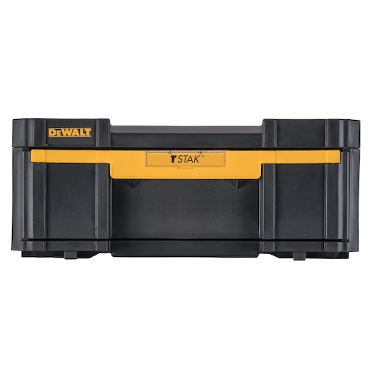 DEWALT TSTAK III 7 in. Stackable 6-Compartment Single Deep Drawer Small Parts & Tool Storage Organizer