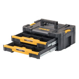 DEWALT TSTAK IV 7 in. Stackable Double Shallow Drawer Organizer, 18 Compartments