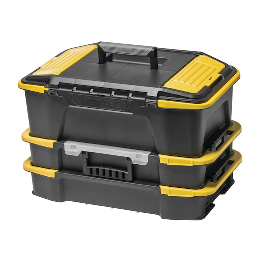 STANLEY Click 'N Connect 20 in. Deep 1-Touch Latch Tool Box with Lid Organizers