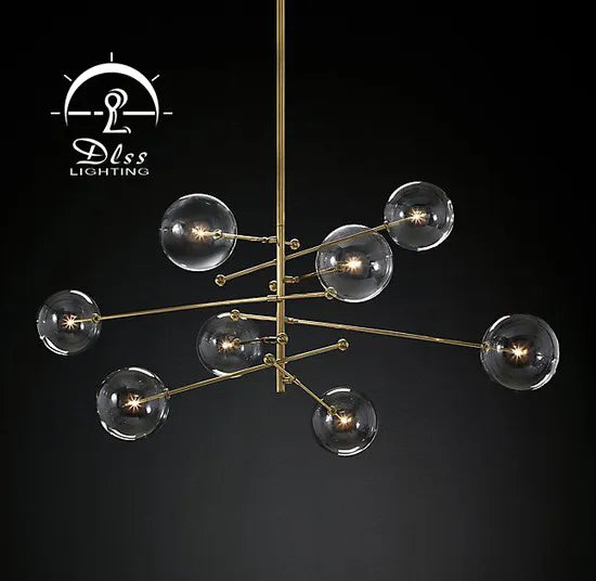 DLSS Lighting Energy Saving Iron Glass Material LED Lighting