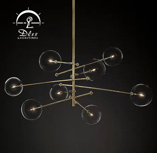 DLSS Lighting Energy Saving Iron Glass Material LED Lighting