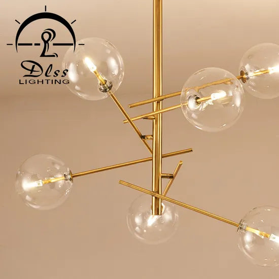 DLSS Lighting Energy Saving Iron Glass Material LED Lighting