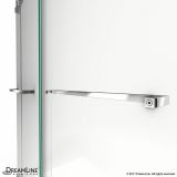 DreamLine Essence-H 44 to 48 in. x 76 in. Semi-Frameless Bypass Sliding Shower Door, Brushed Nickel