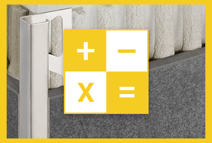 Schluter Systems DILEX-KSN 0.5-in W x 98.5-in L Grout Grey Steel Tile Edge Trim