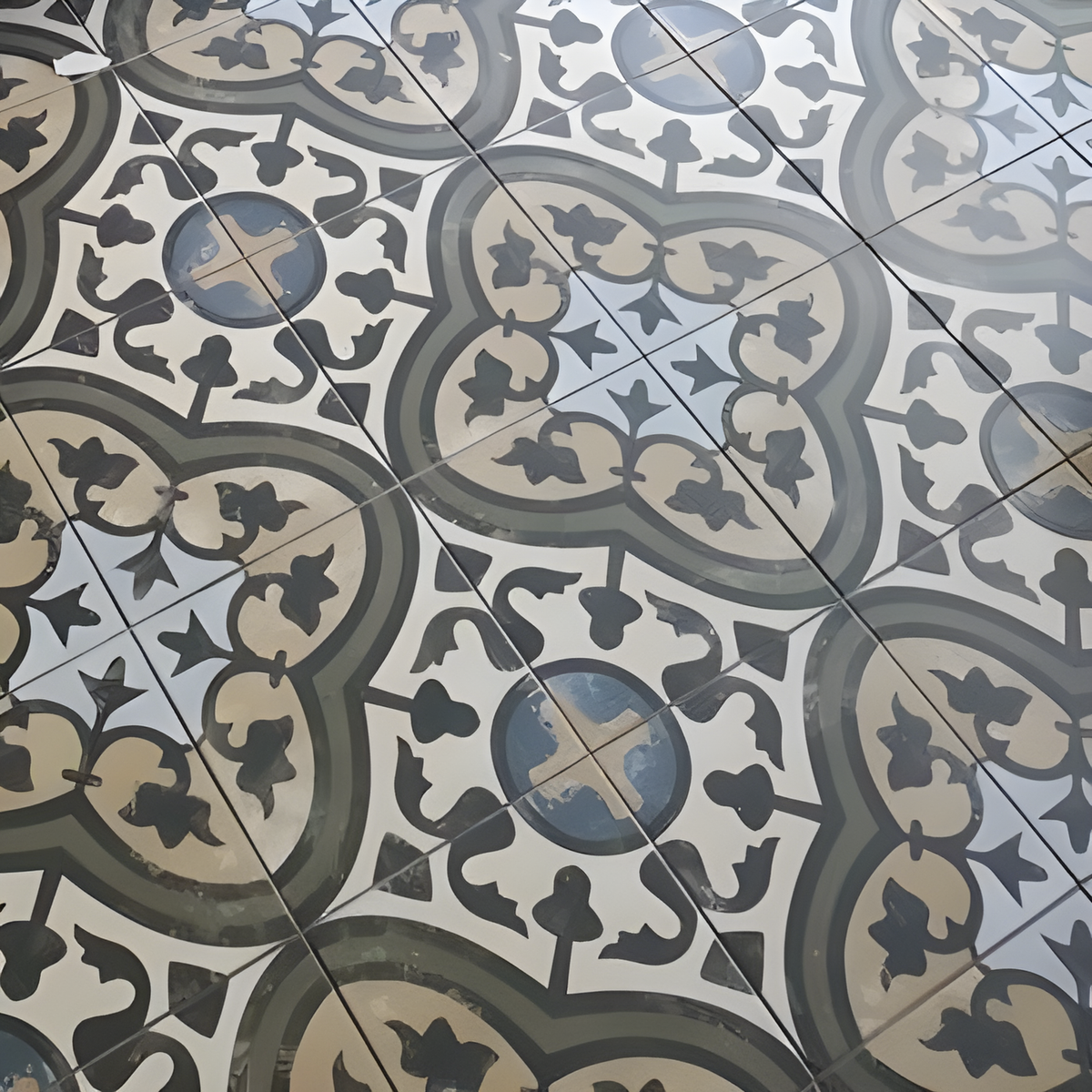 Evoque Carthusian 9-3/4 in. x 9-3/4 in. Porcelain Floor and Wall Tile (10.88 sq.ft./Case)