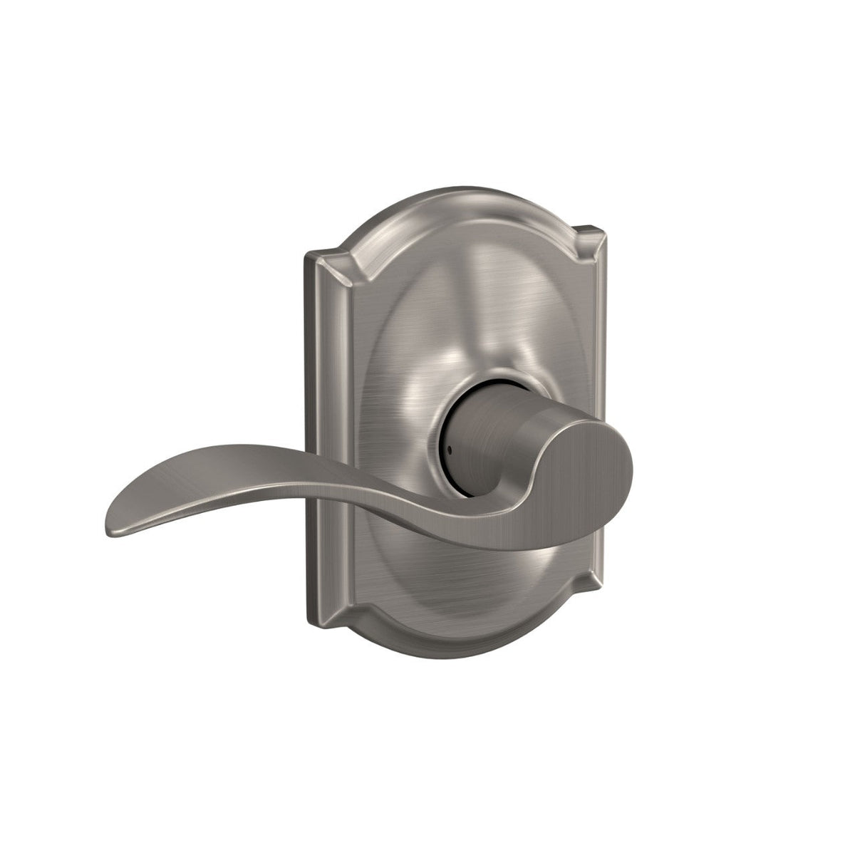 Schlage Accent Aged Bronze Passage Hall/Closet Door Lever with Camelot Trim