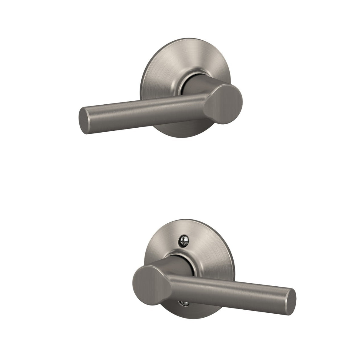 Schlage Broadway Matte Black Passage Lever – Right or Left Handed