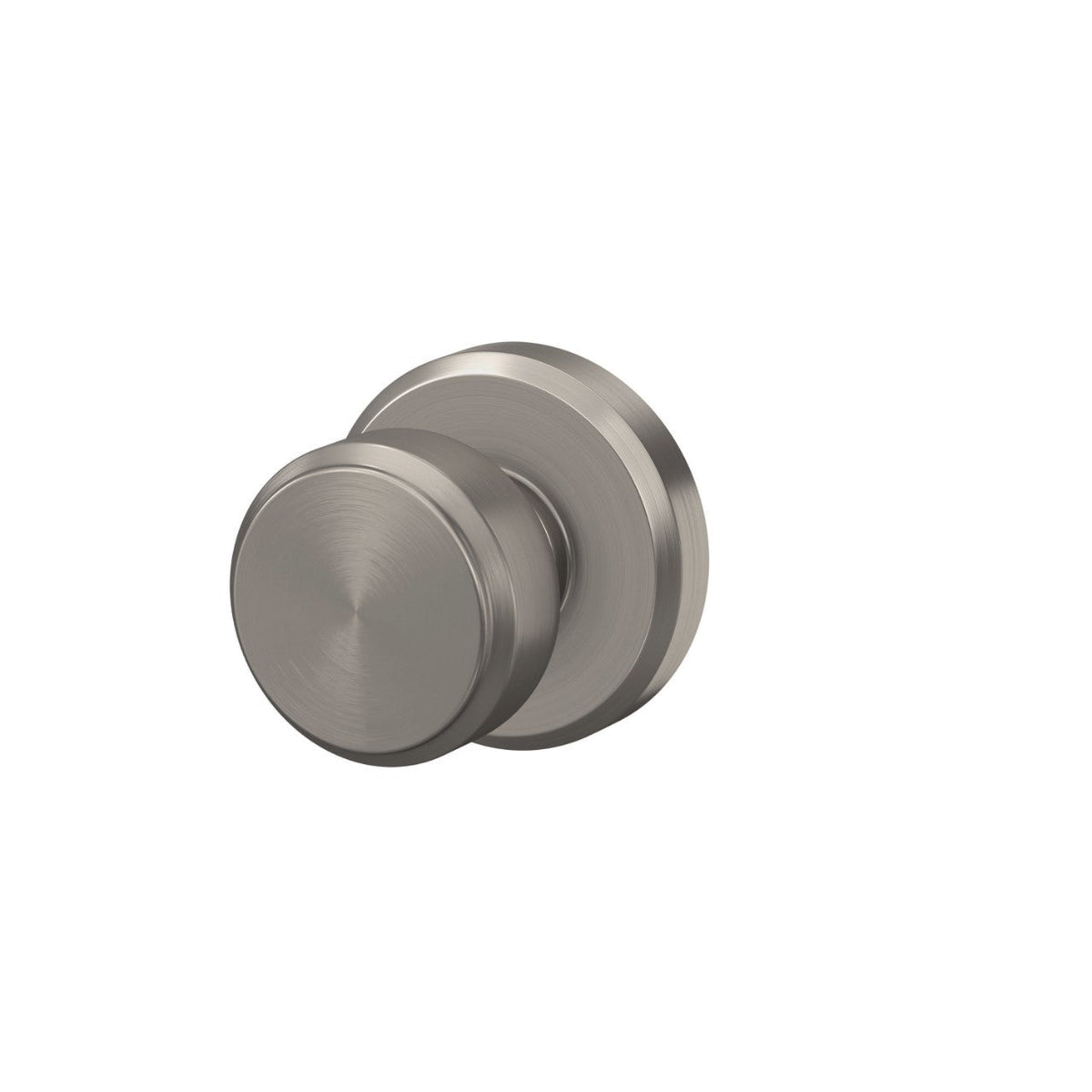 Schlage Bowery Matte Black Passage Hall/Closet Door Knob with Greyson Trim