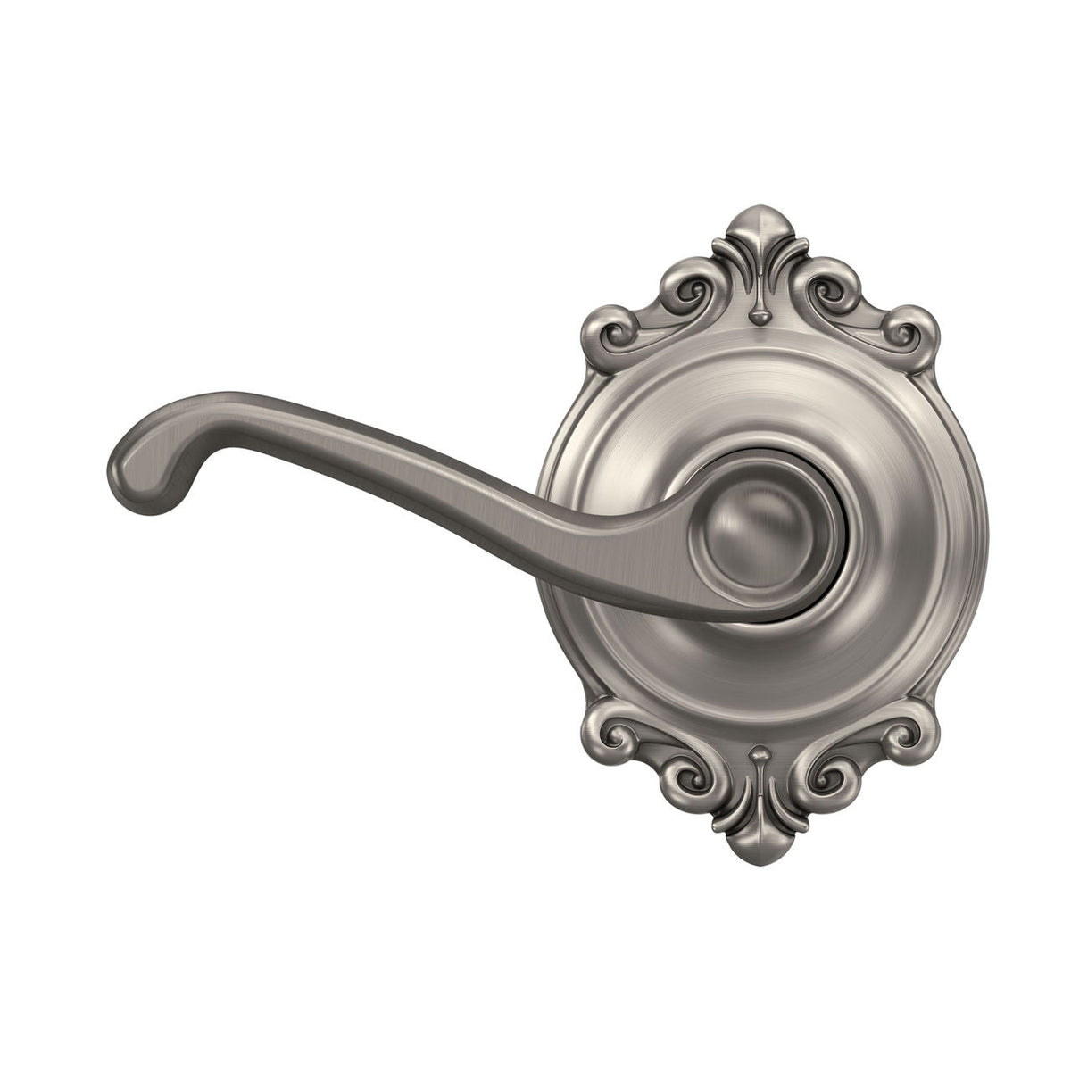 Schlage Flair Aged Bronze Passage Hall/Closet Door Lever with Brookshire Trim