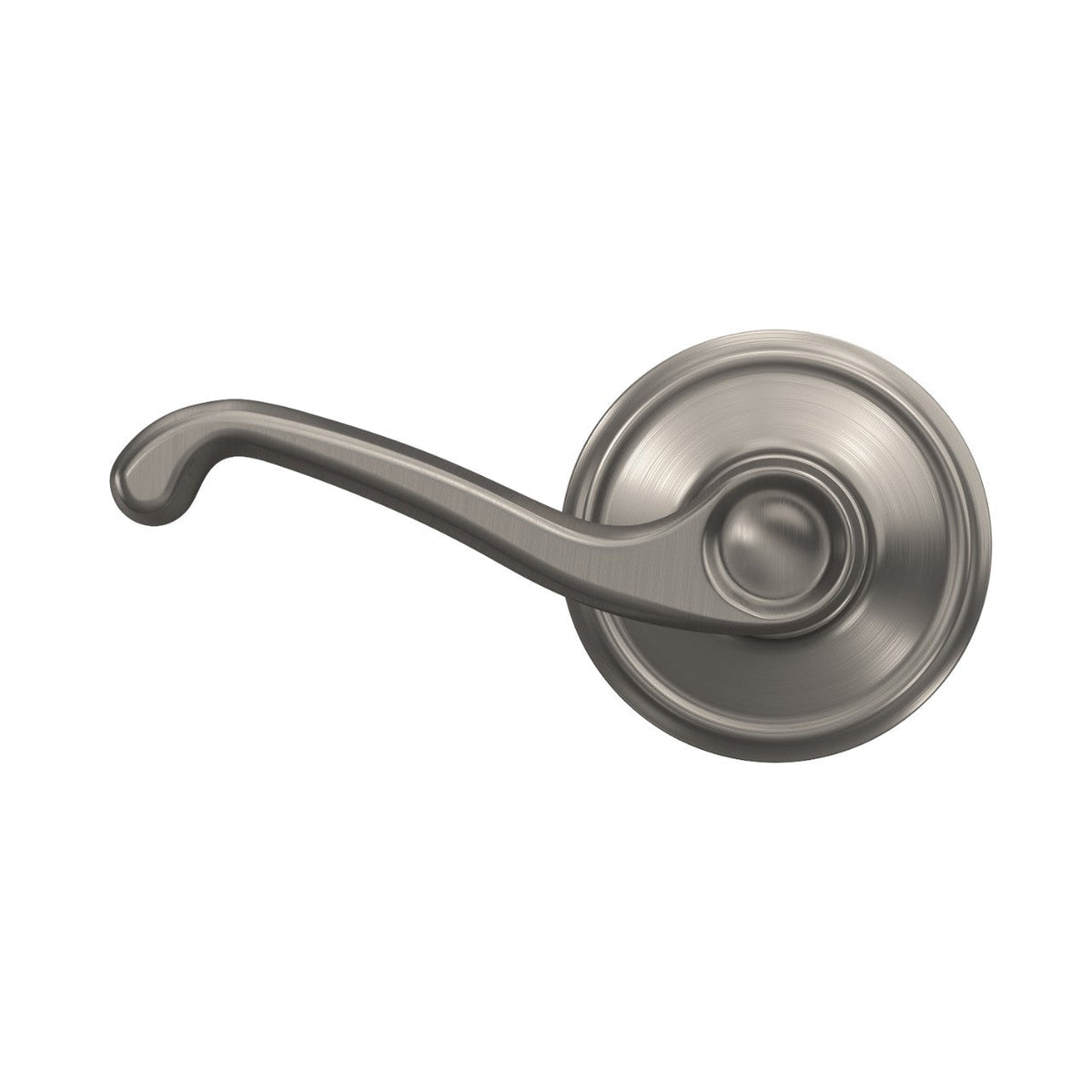 Schlage Flair Bright Brass Passage Hall/Closet Door Lever