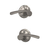 Schlage Merano Satin Nickel Passage Hall/Closet Door Lever