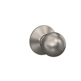 Schlage Orbit Satin Chrome Passage Lockset, ANSI Grade 2, 1-3/4 in Door Thickness