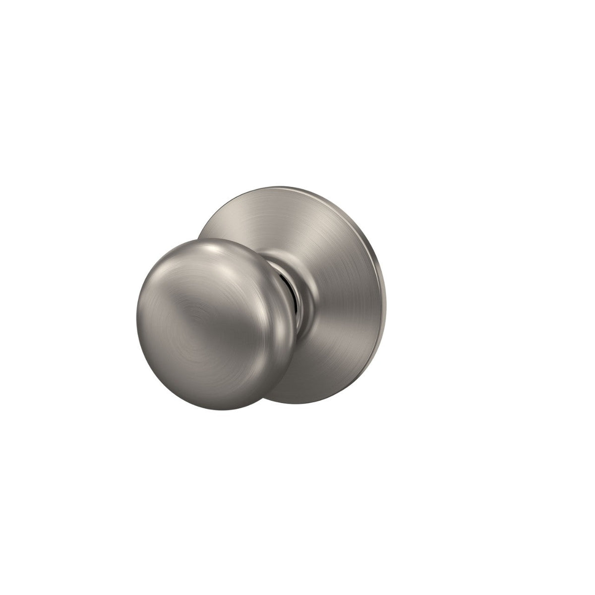 Schlage Plymouth Bright Brass Passage Lockset, ANSI Grade 2, Fits 1-3/8"–1-3/4" Doors