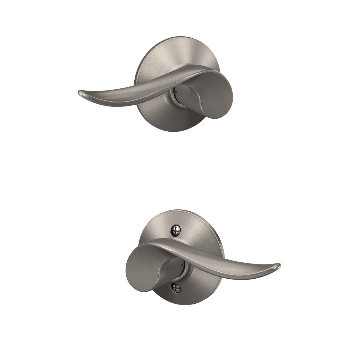 Schlage Sacramento Satin Nickel Passage Hall/Closet Door Lever