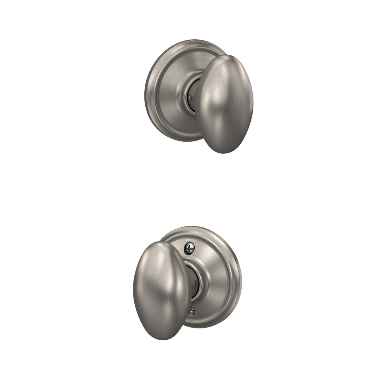 Schlage Siena Aged Bronze Passage Hall/Closet Door Knob with Wakefield Trim