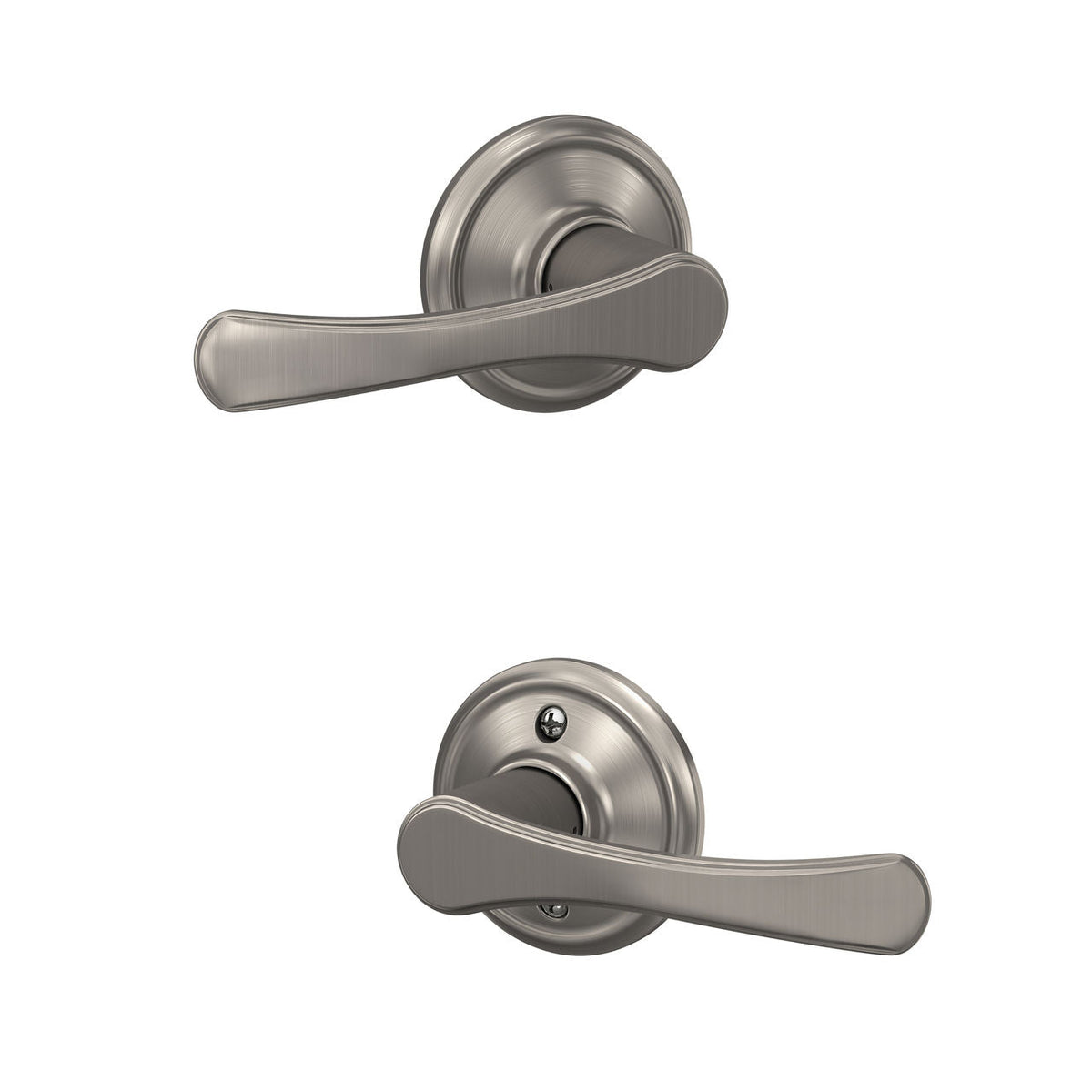 Schlage Avila Satin Nickel Passage Hall/Closet Door Lever