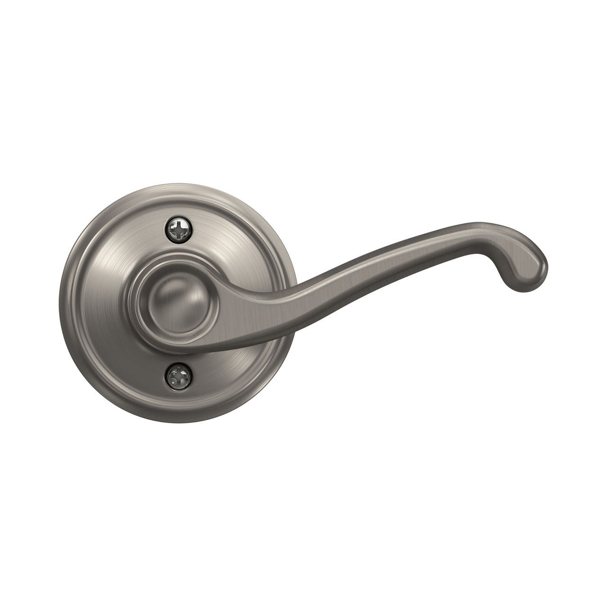Schlage Flair Satin Nickel Dummy Lever – Right Handed (F170FLAFFF)