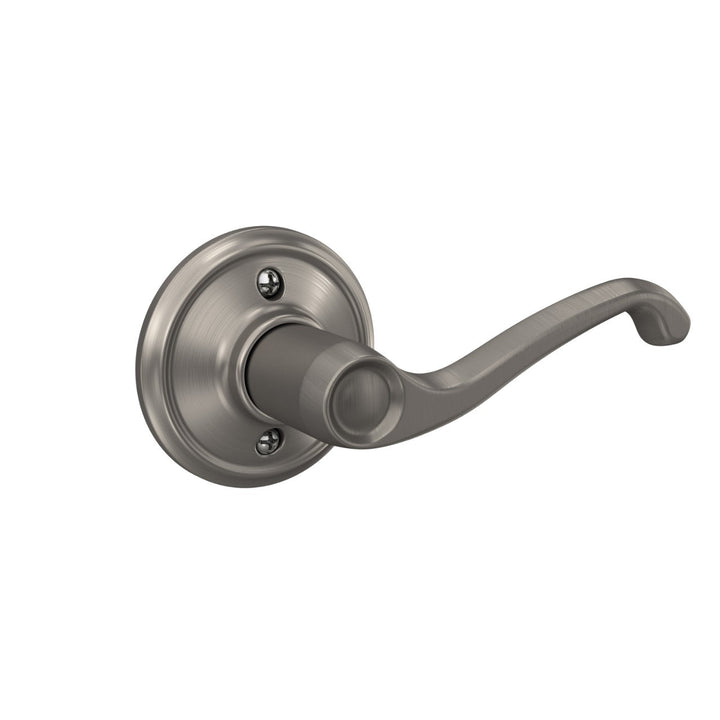 Schlage Flair Satin Nickel Dummy Lever – Right Handed (F170FLAFFF)