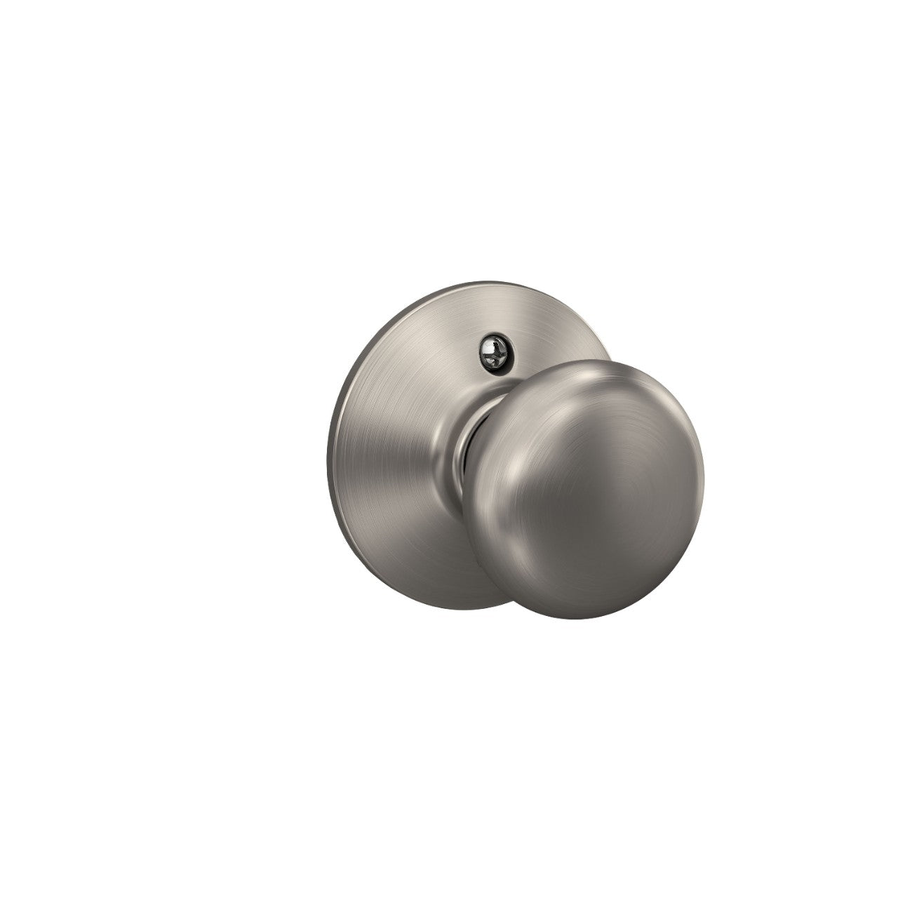 Schlage Plymouth Bright Brass Dummy Knob — Right or Left Handed