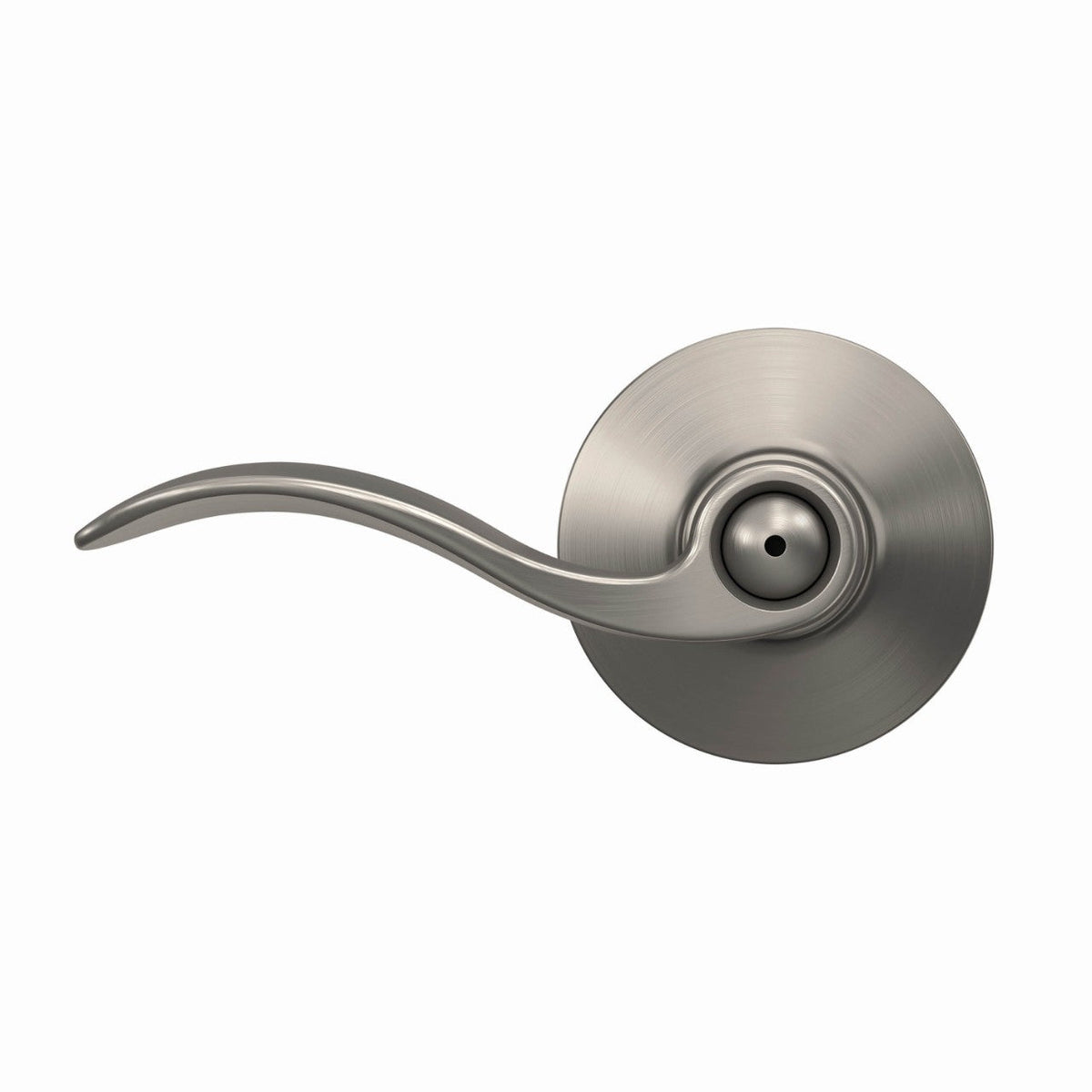 Schlage Accent Satin Nickel Privacy Bed/Bath Door Lever