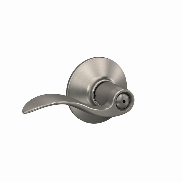 Schlage Accent Matte Black Privacy Bed/Bath Door Lever