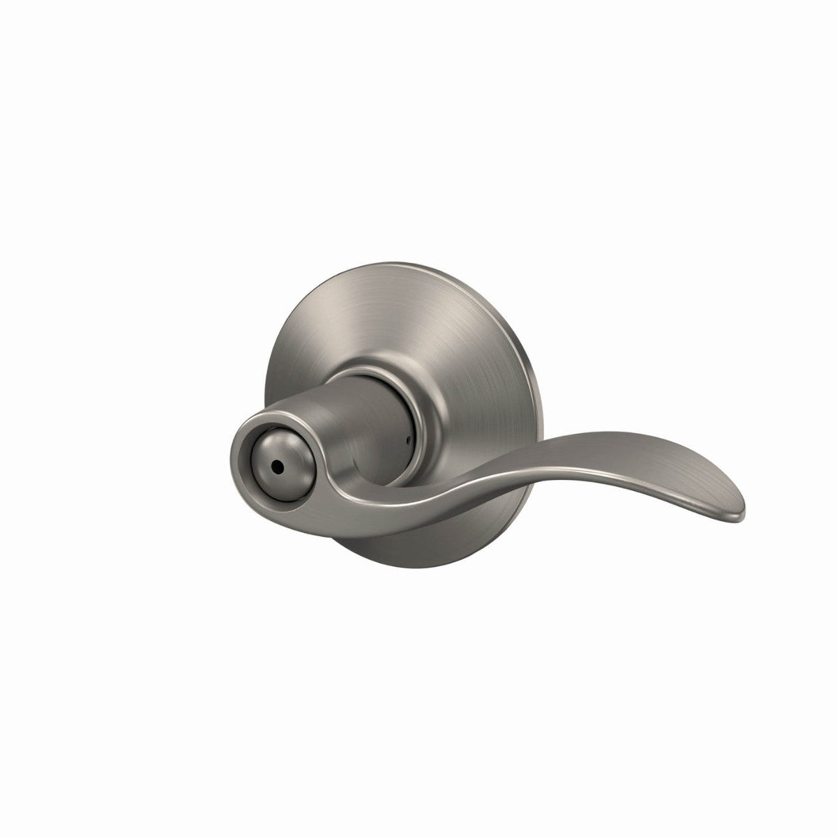 Schlage Accent Satin Nickel Privacy Bed/Bath Door Lever