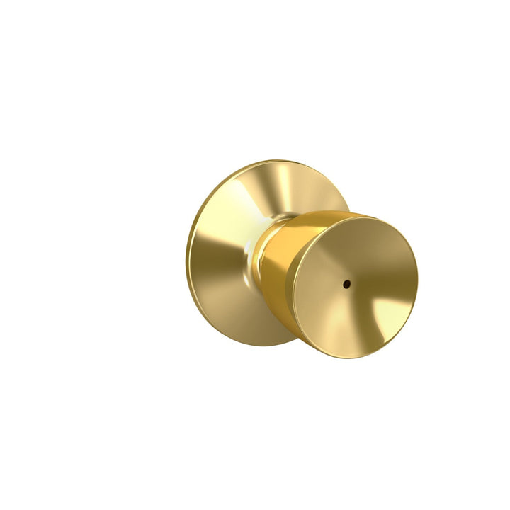 Schlage Bell Privacy Bed/Bath Door Knob – Satin Chrome