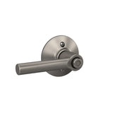 Schlage Broadway Satin Nickel Privacy Bed/Bath Door Lever, F40BRWFFF