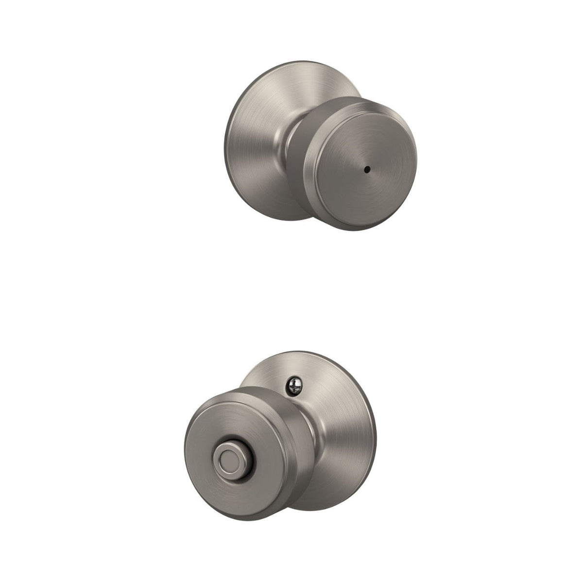 Schlage Bowery Matte Black Privacy Bed/Bath Door Knob