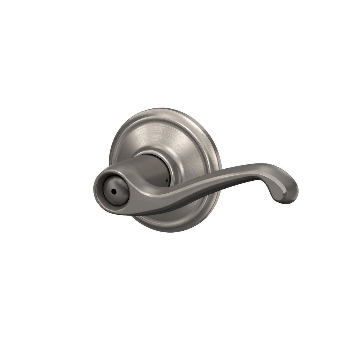 Schlage Flair Bright Brass Privacy Bed/Bath Door Lever