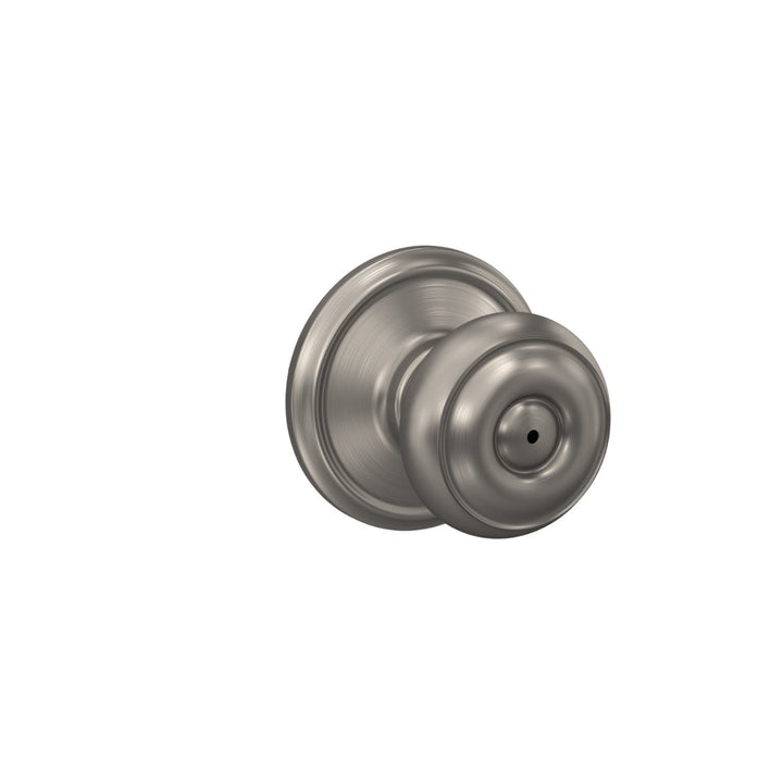 Schlage Georgian Satin Nickel Privacy Bed/Bath Door Knob