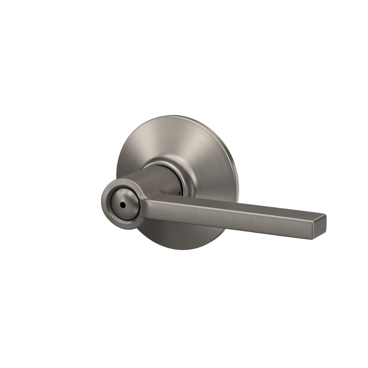 Schlage Latitude Satin Nickel Privacy Bed/Bath Door Lever, 4-Pack