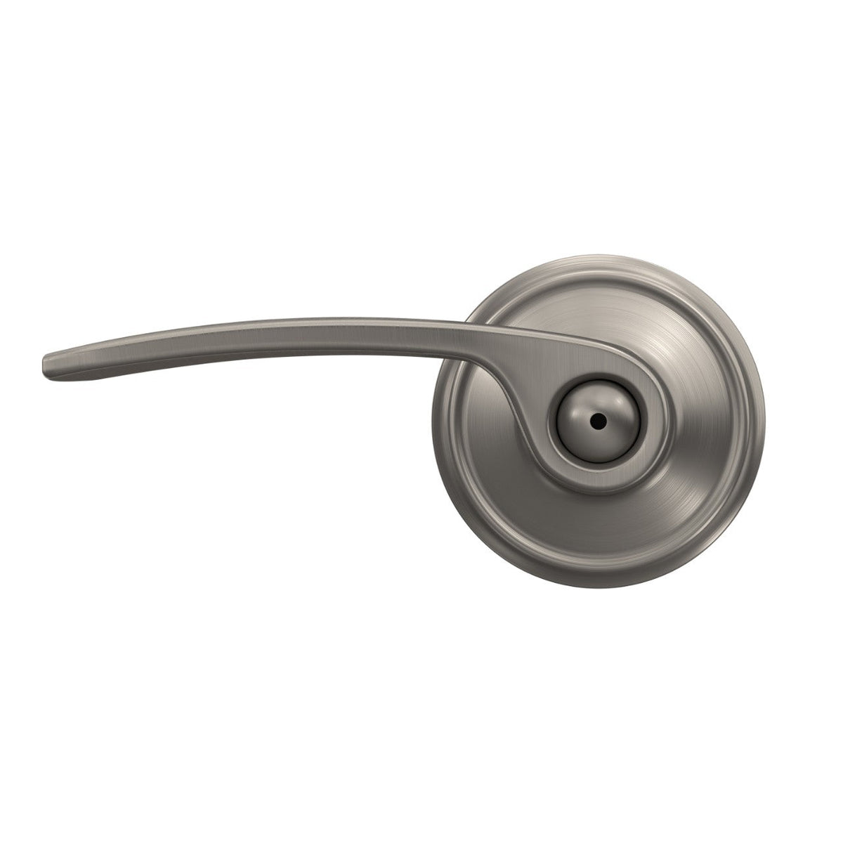 Schlage Merano Satin Nickel Privacy Bed/Bath Door Lever