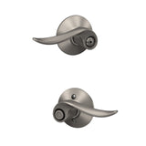 Schlage Sacramento Satin Nickel Privacy Door Lever