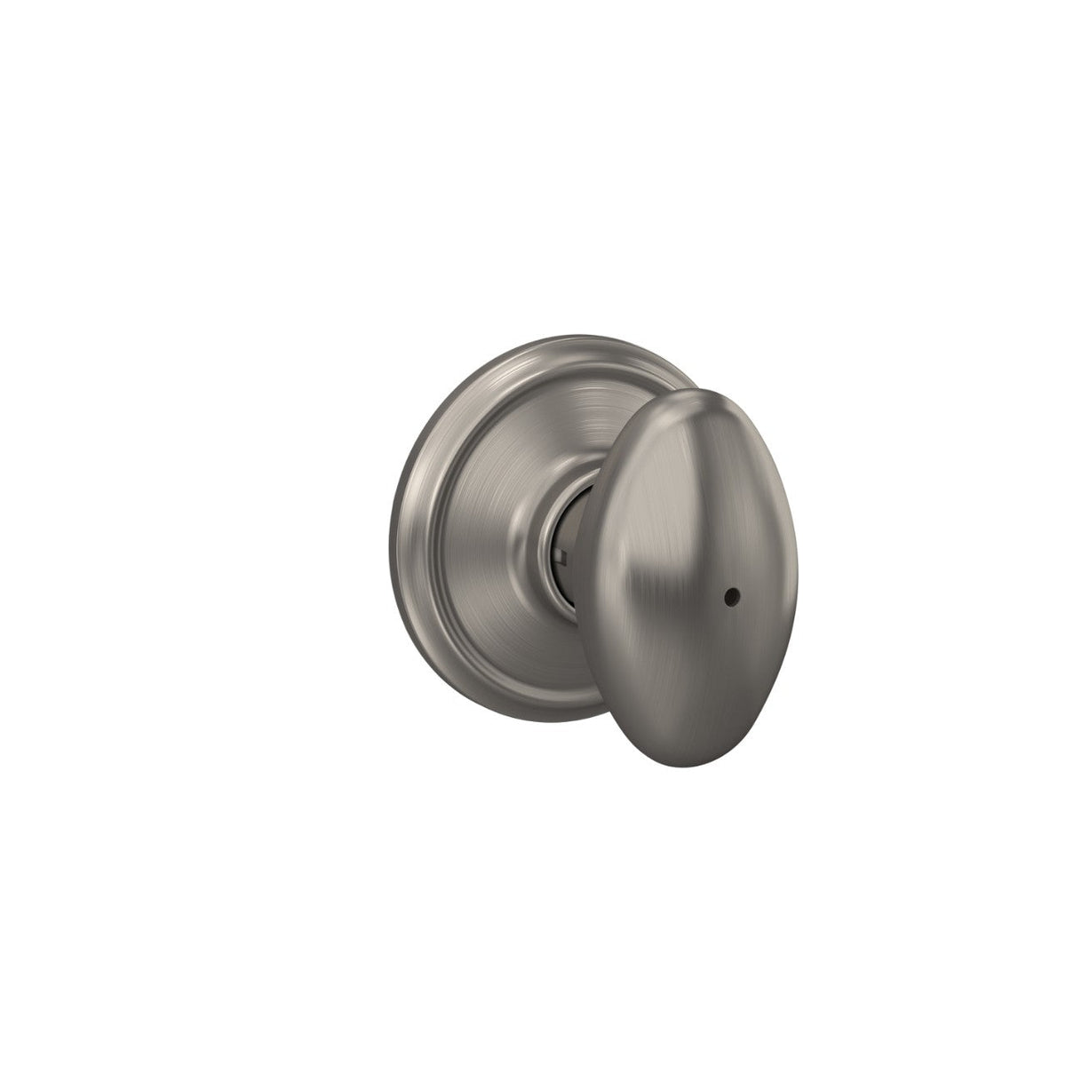 Siena Aged Bronze Privacy Bed/Bath Door Knob with Wakefield Trim