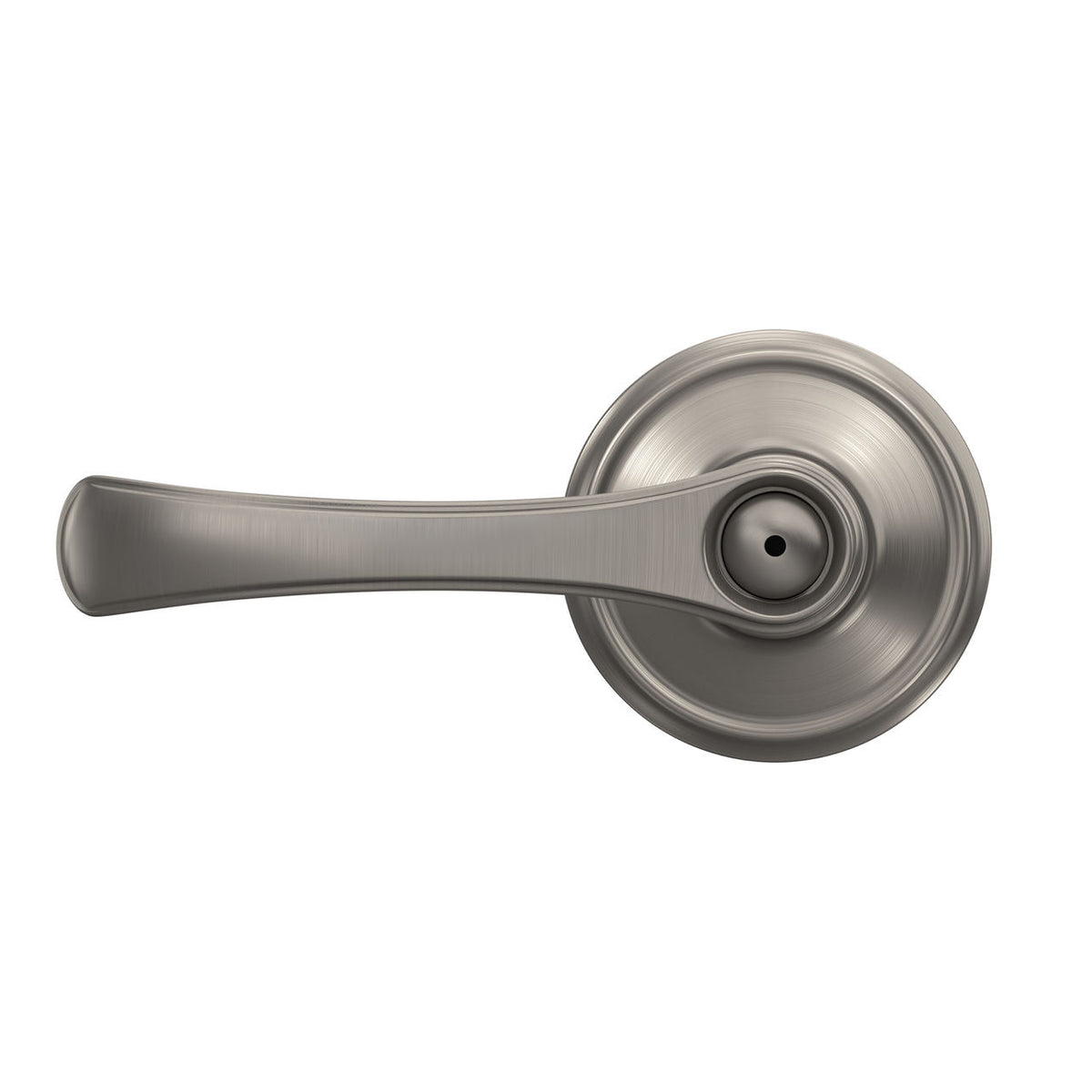 Schlage Avila Privacy Bed/Bath Door Lever, Satin Nickel