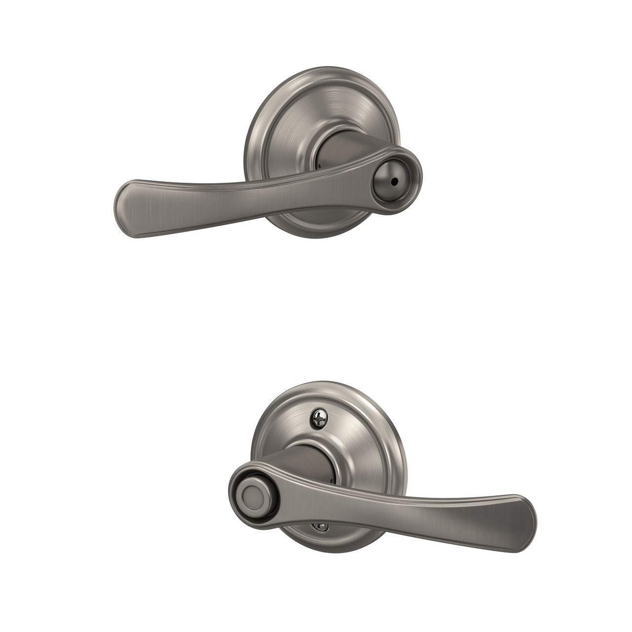 Schlage Avila Aged Bronze Privacy Lever – Right or Left Handed