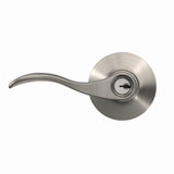 Schlage F51-V ACC 716 Accent Lever Aged Bronze Universal Keyed Entry Door Handle