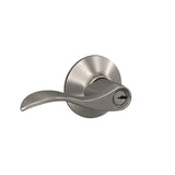 Schlage F51-V ACC 716 Accent Lever Aged Bronze Universal Keyed Entry Door Handle