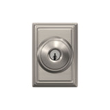 Schlage Andover Aged Bronze Keyed Entry Door Knob with Addison Trim