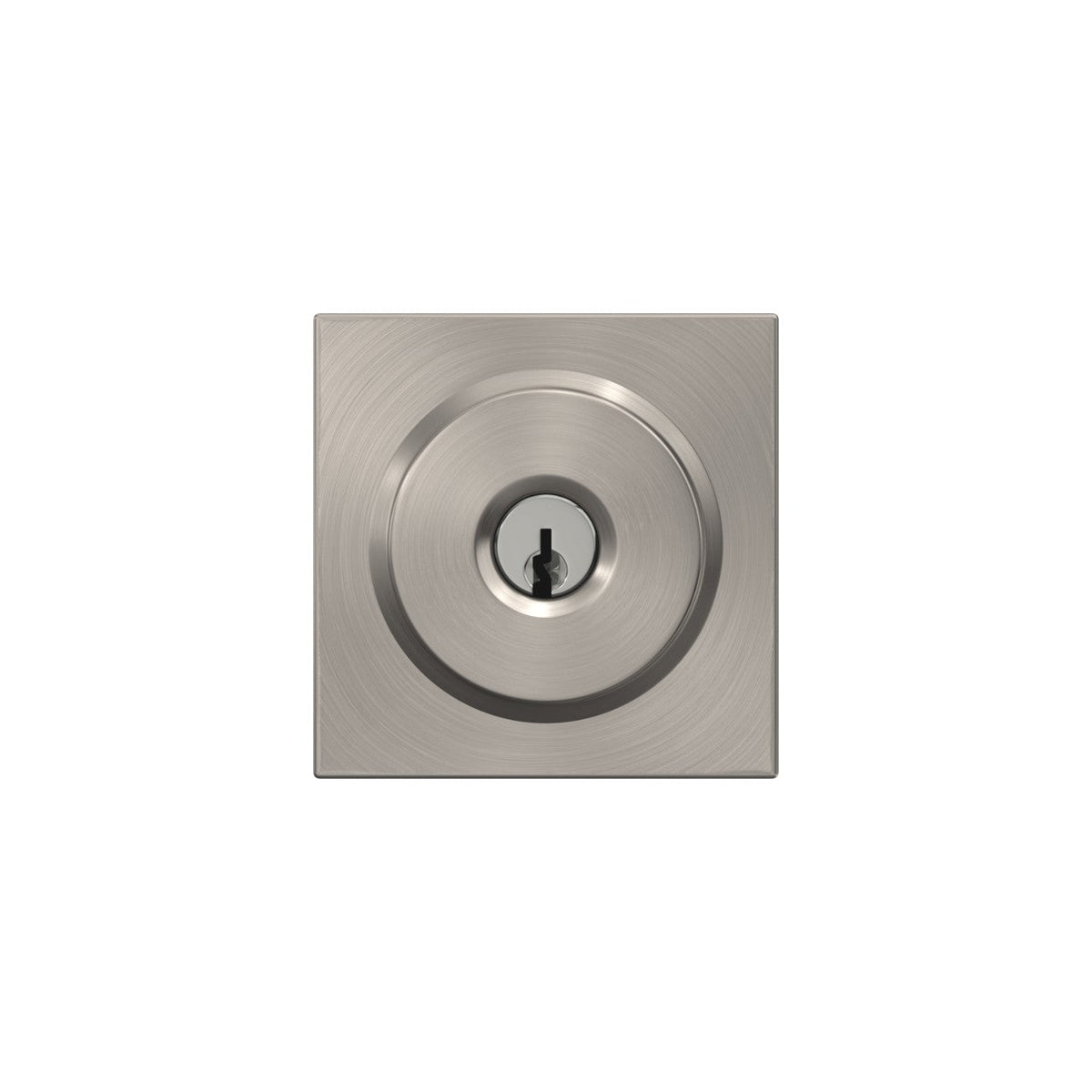 Schlage Custom Bowery Keyed Entry Door Knob with Collins Trim, Matte Black