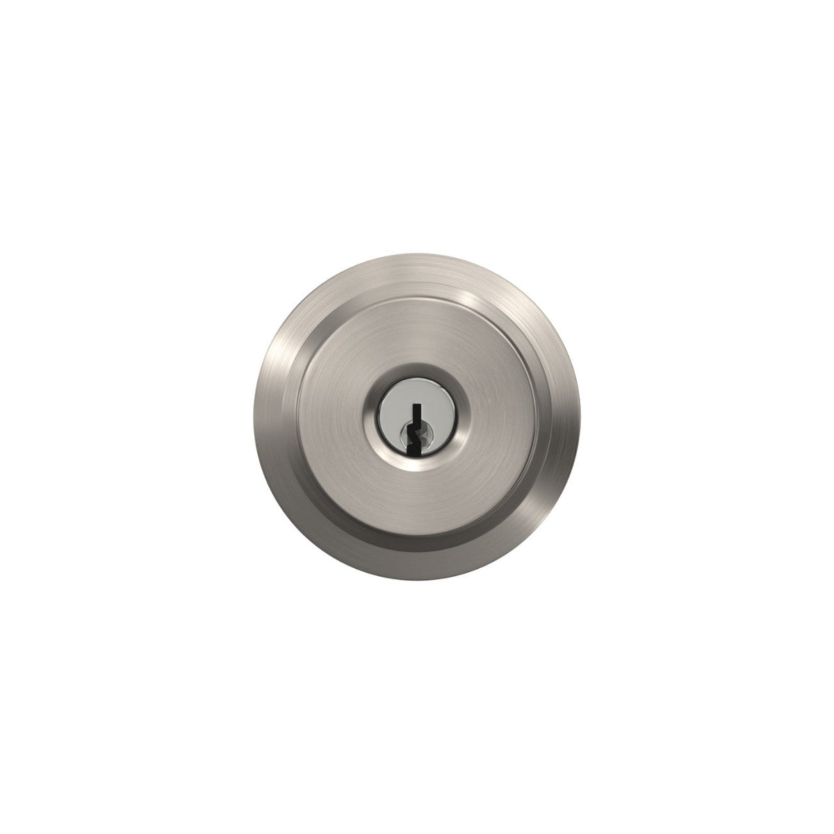 Schlage Bowery Matte Black Keyed Entry Knob, ANSI/BHMA Grade 2/AAA, Fits 1-3/8 in. to 1-3/4 in. Doors