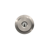 Schlage Bowery Matte Black Keyed Entry Knob, ANSI/BHMA Grade 2/AAA, Fits 1-3/8 in. to 1-3/4 in. Doors