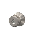 Schlage Bowery Matte Black Keyed Entry Knob, ANSI/BHMA Grade 2/AAA, Fits 1-3/8 in. to 1-3/4 in. Doors